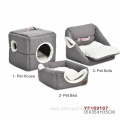 Durable Using Warm Pet House Sofa Cat Bed